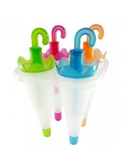 Juego Molde Paleta De Hielo 4 Pz