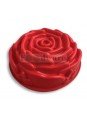 Molde De Silicón Para Gelatina O Pastel Flor Rosa Ø23 cm