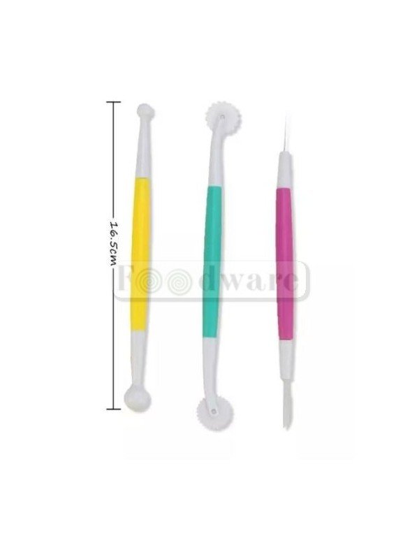 Herramientas Para Principiantes Fondant o Gumpaste 3 pzs