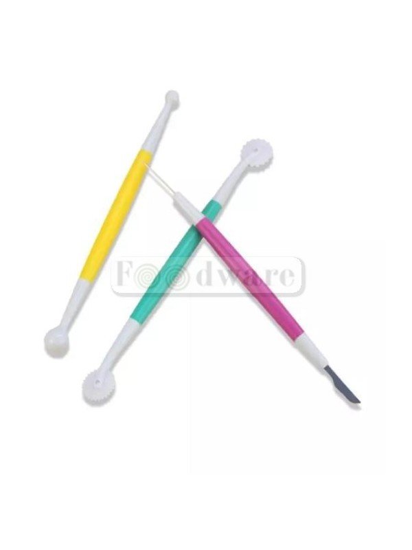 Herramientas Para Principiantes Fondant o Gumpaste 3 pzs