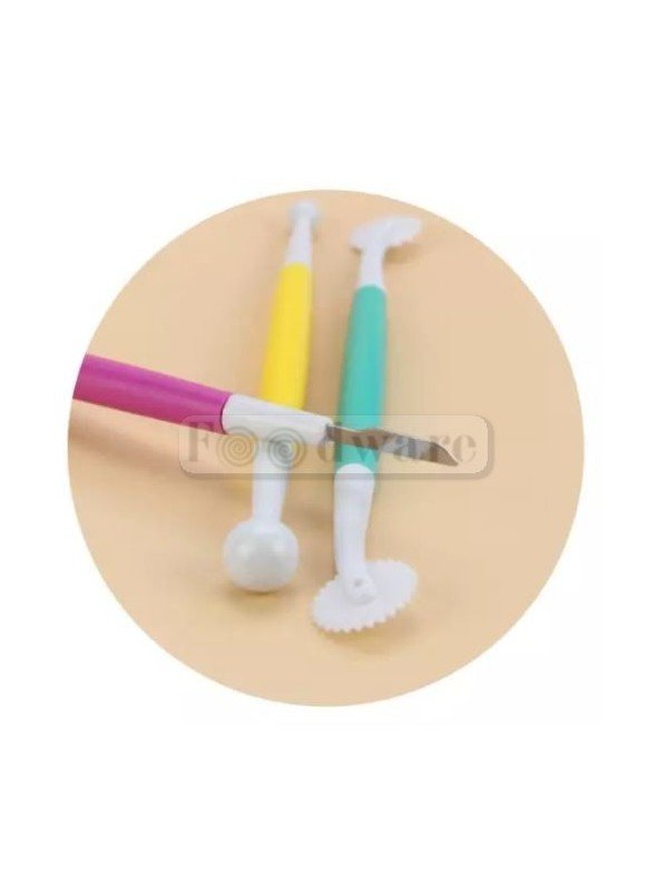 Herramientas Para Principiantes Fondant o Gumpaste 3 pzs