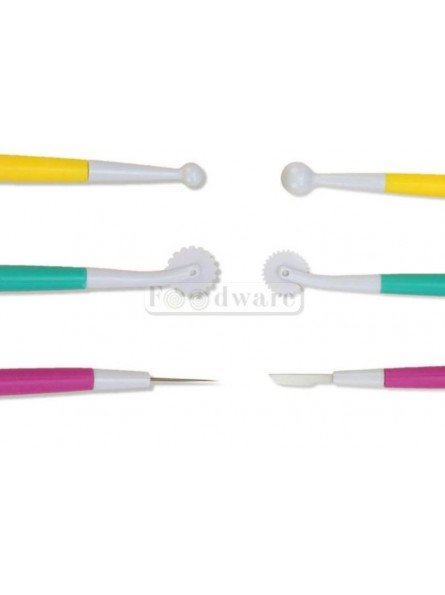 Herramientas Para Principiantes Fondant o Gumpaste 3 pzs