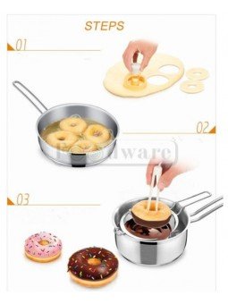 Cortador De Dona Con Pinzas Para Sumergir