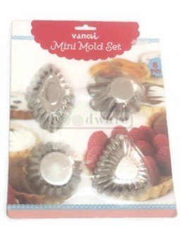 MIni Tartaletas De Lámins 8 pzs Ø Aprox. 7 cm