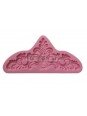 Fondant Molde De Silicón Tiara Corona Reyna Con Gema 20x10 cm