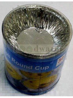 Moldes Desechables De Aluminio Para Pastelitos  6 cm 30 pcs