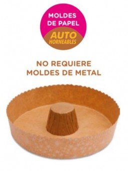 Molde Para Rosca De Papel Horneable 5 pzs