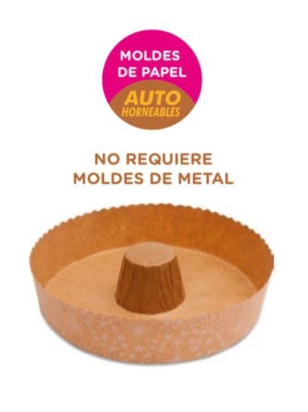 Molde Para Rosca De Papel Horneable 5 pzs