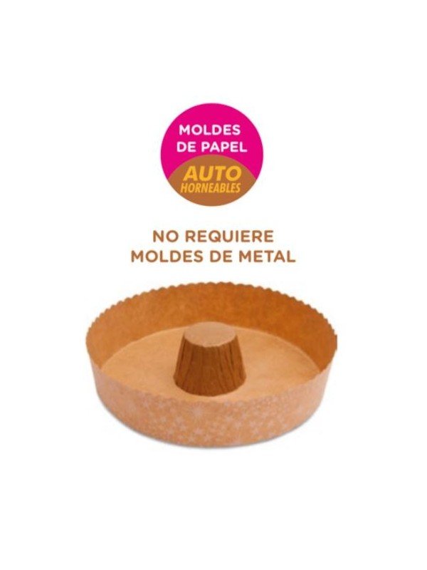Molde Para Rosca De Papel Horneable 5 pzs