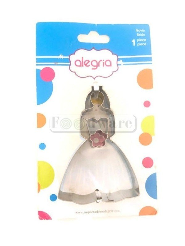 Cortador Galleta Novia 9x6cm
