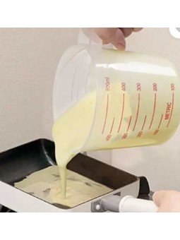 Taza Medidora Con Mango De Plástico