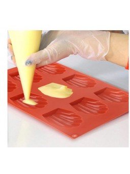 Molde De Silicón Madalenas 6 Cavidades 7x5cm