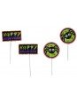 Capacillos + Palillos Halloween Wilton 48 pzs Tamaño Standard