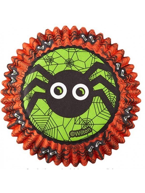 Capacillos + Palillos Halloween Wilton 48 pzs Tamaño Standard