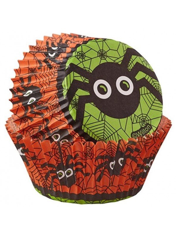 Capacillos + Palillos Halloween Wilton 48 pzs Tamaño Standard
