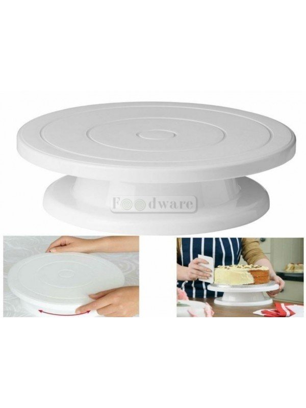 Base Para Pastel Giratoria De Plástico 28 cm