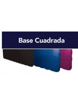 Bases para Pastel de Cartón Doble Corrugado Cuadrada 26x26 cm Juego de 5 pzs