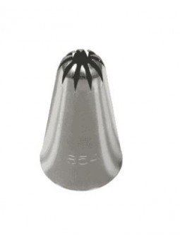 Duya Pastelera 2C u 854 Tamaño Mediano Estrella Cerrada 10 Picos Acero Inox