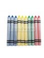 Vela Para Pastel Crayola Colores 8.2 Cm 10 Pzs