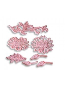 Cortadores De Galleta De Plástico Flores 7 Pzs