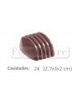Molde Para Chocolate De Plástico Compacto Arco 24 Cav