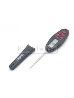 Termómetro Para Alimentos  Digital Color Negro/Rojo Rango De Temperatura 45° A 200°C