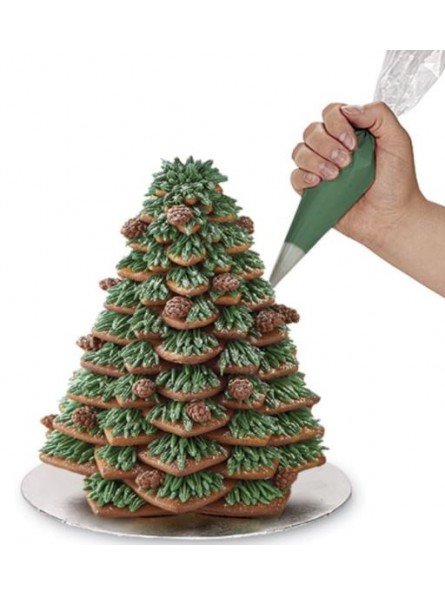 Cortadores Galleta Para Forma Arbol Navideño + 3 Mangas Y 2 Duyas Cortadores Galleta Para Forma Arbol Navideño + 3 Mangas Y 2 Duyas