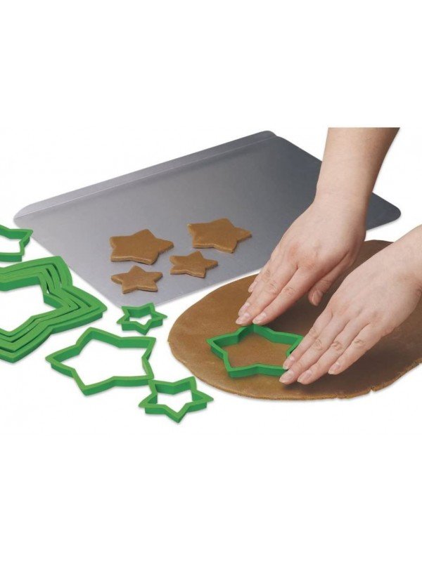 Cortadores Galleta Para Forma Arbol Navideño + 3 Mangas Y 2 Duyas