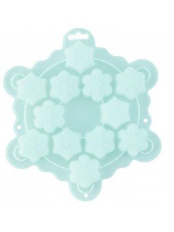 Molde Silicon Para Pastelitos Copos De Nieve 12 Cavidades Wilton