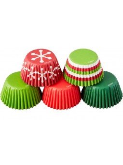 Tubo Con 150 Mini Capacillos Navideños Ø 3.17 Cm