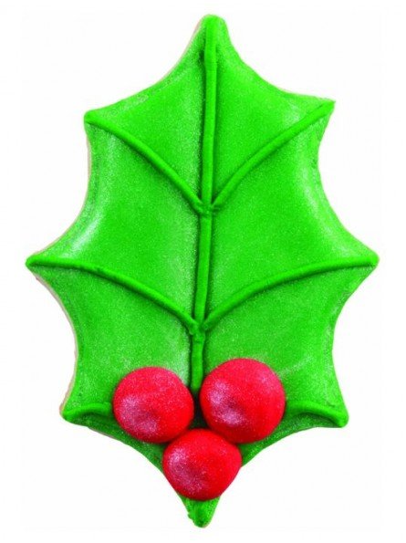 Cortadores Galleta Wilton Metal Navideños: Copo, Moño, Muérdago 9X9Cm
