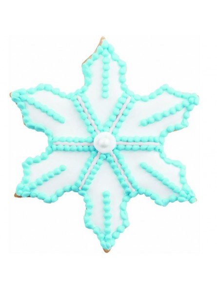 Cortadores Galleta Wilton Metal Navideños: Copo, Moño, Muérdago 9X9Cm