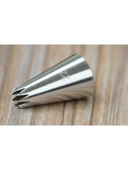 Duya Número 22 Estrella Abierta Acero Inoxidable