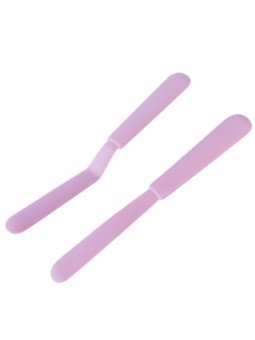 Mini Espátulas Para Decoración de Pasteles 2 Piezas 22Cm Plástico