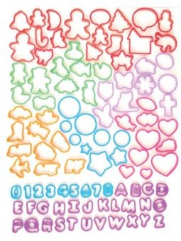 Cortadores Para Galleta Bote Con 101 Pzs De Plástico