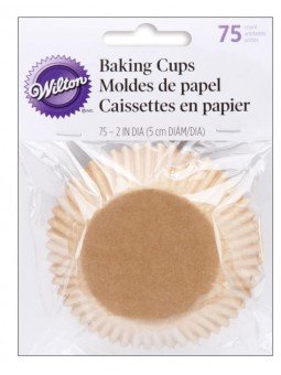 Capacillo Café Kraft Wilton Ø 5 cm 75 pzs Tamaño Standard