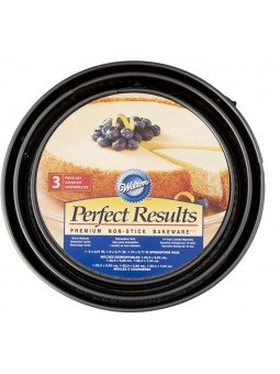 Juego 3 Moldes Desmontables Redondos Para Pastel Wilton 20, 22.5 y 25 cm