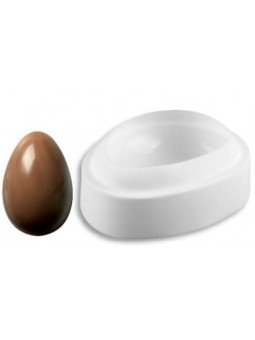 Molde De Silicón Huevo 2D Gigante 18x14x7cm