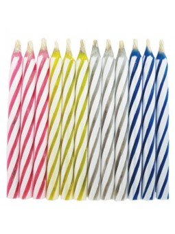 Vela Mágica Caramelo 12 pzs Alegria