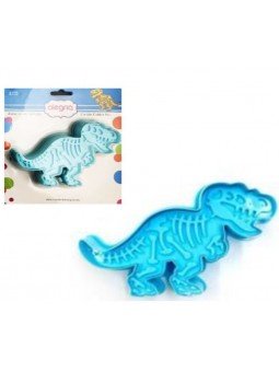 Cortador Galleta Tiranosaurio Con Marcador De Esqueleto 13.5X9CM