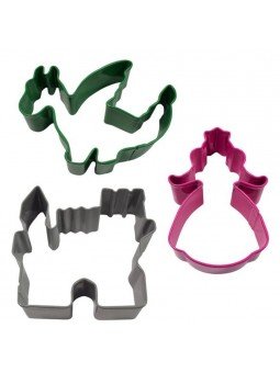 Cortadores De Galleta: Princesa, Dragón y Castillo Ainox