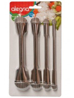 Gubias Para Modelado De Frutas y Verduras 4 Pzs