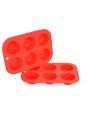 Molde De Silicón Muffin 6 Cavidades Tamaño Standard Ø superior 7.5cm