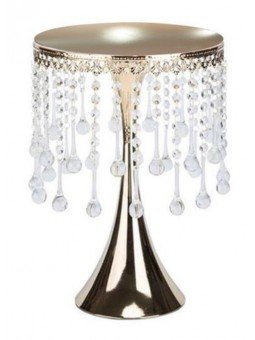 Base Pastel Metal Cobre Con Colgantesø24Cm