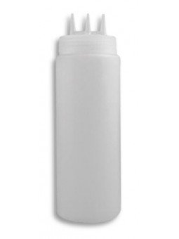 Botella Dispensadora 3 Boquillas Blanca
