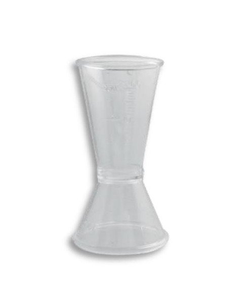 Jigger Plástico Doble 10/20Ml 4X8.5Cm Jigger Plástico Doble 10/20Ml 4X8.5Cm