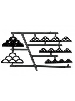 Jgo Cortador Plástico Bordes Ondulados 5Pz 9X1.5X0.4Cm 5X2.5X0.4Cm