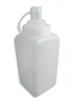 Botella Dispensadora Transparente Cuadrada y Graduada 800Ml Plástico