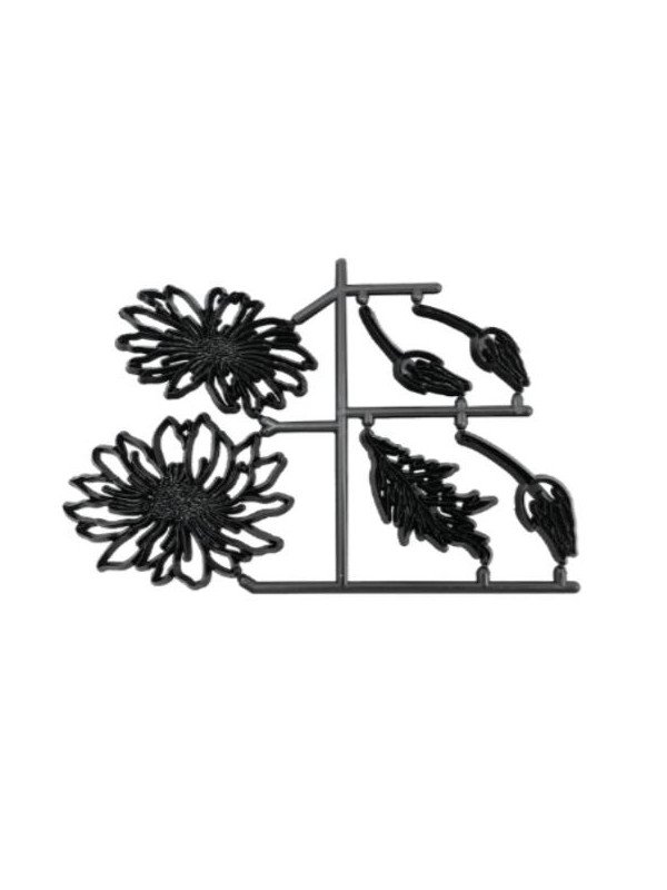 Jgo Cortador Marcador Plástico Girasoles 6Pz 1) 7.0X 6.0X 0.4Cm 2) 5.5X 3.0X0.4Cm