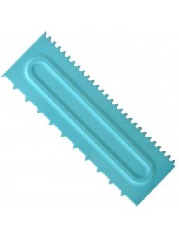 Peine Decorativo Doble Dentado Plástico B 22Cm
